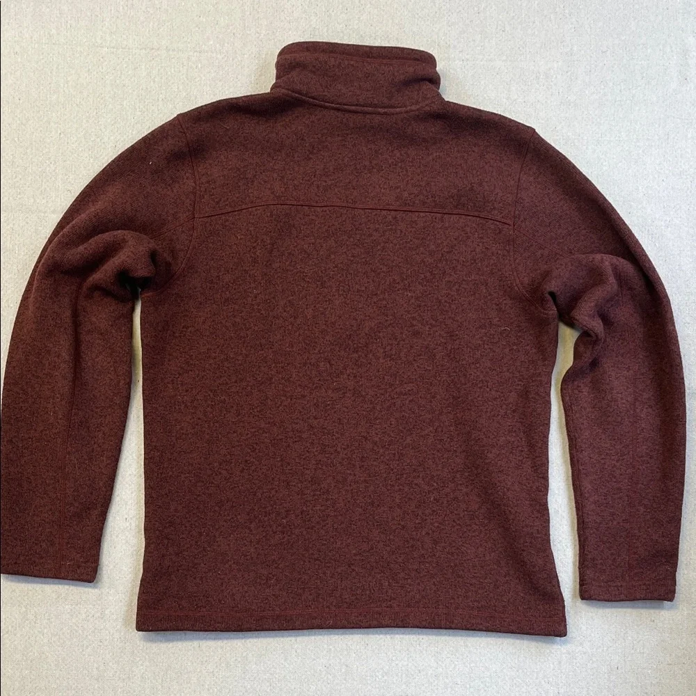 The North Face Men's Maroon Quarter Zip Sweater
